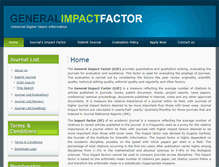 Tablet Screenshot of generalimpactfactor.com